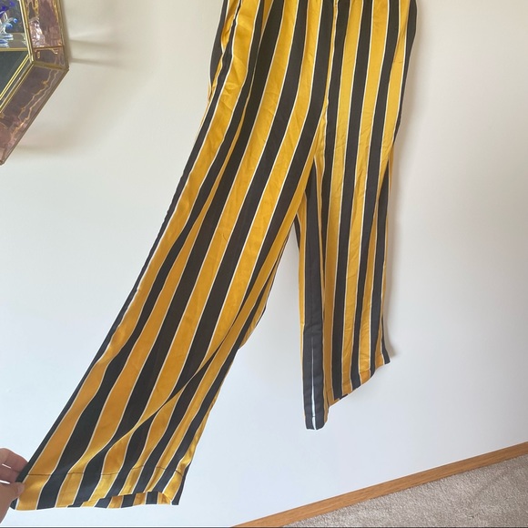 NWT Black and Yellow Stripped Pants - Picture 4 of 11